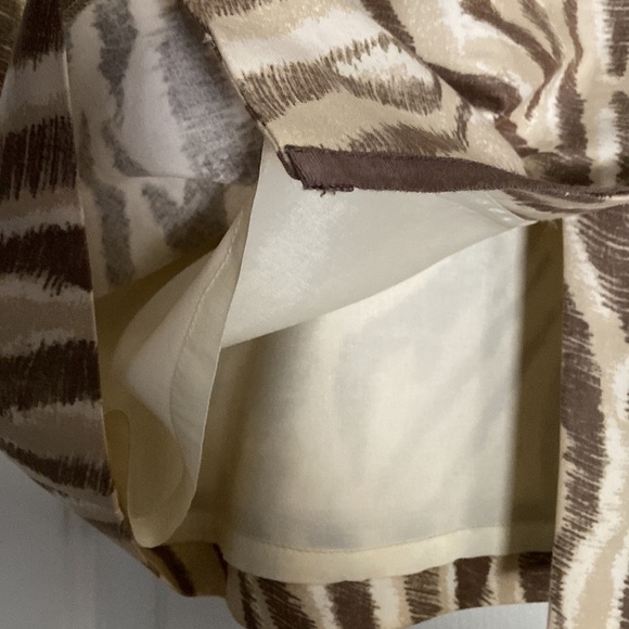 LOFT Zebra Jungle Animal Print Pencil Skirt Size 18 - Picture 4 of 8